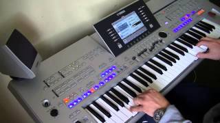 Theme From Titanic  Instrumental  Yamaha Tyros 4 [upl. by Shutz]