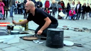 Dario Rossi quotTECHNO RAVE PARTY mode ONquot live  Piazza del Popolo Rome [upl. by Akema]