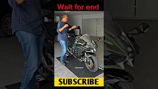 Kawasaki H2r sound check🔥😈🥶 lezitow zx10r vs Royal Enfield KTM vs Duke 390 R15 NS shorts rider [upl. by Monagan]