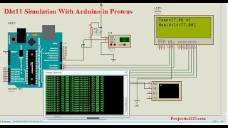 LabVIEW  Arduino project 4  Temperature amp Humidity  LabVIEW  Arduino  Labview DHT11 [upl. by Tremann]