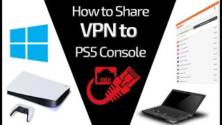 Share VPN to PS5 ethernet  AllSafeVPNcom APP v2 [upl. by Adyahs]