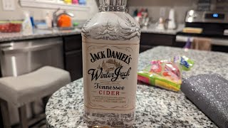 Jack Daniels Winter Jack Tennessee Cider Review [upl. by Bilac931]