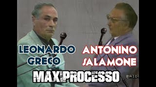 Leonardo Greco e Antonino Salamone Video inedito Maxiprocesso a cosa nostra 1986 [upl. by Pacifa]