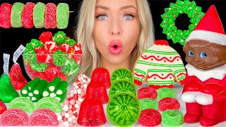 ASMR CHRISTMAS SWEETS MARSHMALLOW SANTA ELF ON THE SHELF MINI DONUT SWEATER COOKIES MUKBANG 먹방 [upl. by Jehiah40]