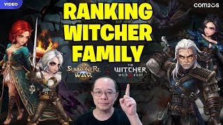 Ranking The WITCHER Family and Fun World Guild Battle Summoners War [upl. by Retrop460]