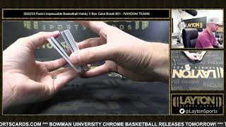 202223 Panini Impeccable Basketball Hobby 3 Box Case Break 21 [upl. by Novak]