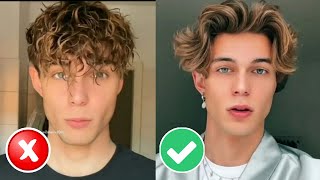 Easy TikTok Hair Flip Hairstyle Tutorial  Straight To Fluffy  Messy Hair [upl. by Barker]