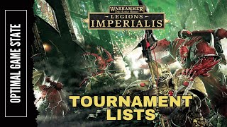 Legions Imperialis  Tournament Lists [upl. by Braswell555]