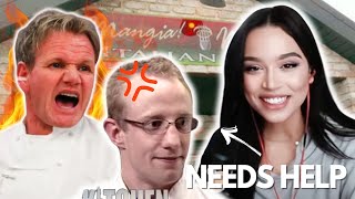 Dana Reacts To Kitchen Nightmares quotGORDON RAMSAY Visits MANGIA MANGIAquot Part 2 [upl. by Whall]