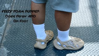 Yeezy Foam Runner quotOchrequot  Review amp OnFoot [upl. by Enileoj883]