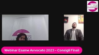 Esame Avvocato 2023  Consigli Finali 🟢🔴 [upl. by Ashlie296]