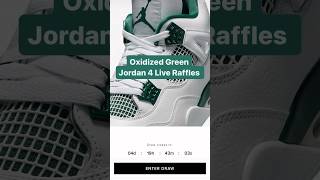 Jordan 4 Oxidized Green Raffles Are Live 2 Months Early [upl. by Iahs]