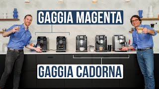 Compare Gaggia Magenta and Gaggia Cadorna Automatic Espresso Machines [upl. by Ornas]