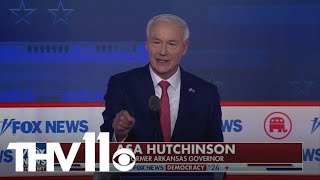 Hutchinson goes after Trump in GOP debate [upl. by Leia749]