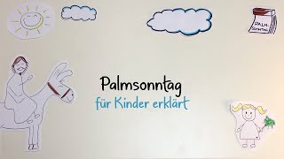 Palmsonntag für Kinder erklärt [upl. by Teplica]