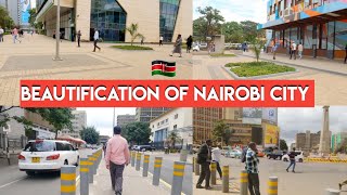 More BEAUTIFICATION of Nairobi City Haile selassie Ave Aga Khan walk [upl. by Marylou637]