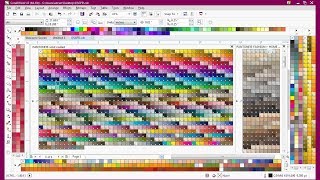 Coreldraw x7 Tutorial  How To add New Color palette and workspace in Coreldraw x7 With as graphics [upl. by Siekram]