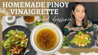 HOMEMADE PINOY VINAIGRETTE DIY SALAD DRESSING  CAESAR SALAD  Sarah Marish [upl. by Clarke]