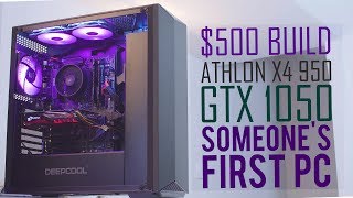 500 inexpensive PC build  SOMEONEs FIRST PC [upl. by Sudhir]