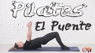 Pilates  Puente  Puente de Hombros Shoulder bridge [upl. by Yrekcaz587]