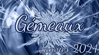 ♊GÉMEAUX JANVIER 2024⭐Un Cadeau Une Récompense⭐ [upl. by Dee]