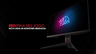 Redefina seu Jogo com a nova Linha de Monitores Redragon [upl. by Mozart159]