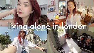 VLOG  Living Alone in London  new furniture [upl. by Amlev987]