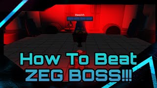 HOW TO DEFEAT ZEG BOSSBuild a Boat Secret Game [upl. by Oremo]