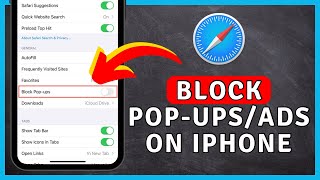 How to Block PopUpsAds On Safari  Safari Tutorial [upl. by Ruosnam900]