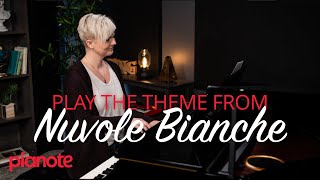 Play The Piano Theme From quotNuvole Bianchequot Ludovico Einaudi [upl. by Sacha]