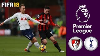 Bournemouth vs Tottenham ᴴᴰ 11032018  Premier League  FIFA 18 [upl. by Bithia593]