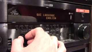 YAMAHA AV Receiver Setting Speaker Impedance [upl. by Bovill]