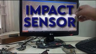 Impact Sensor Data Acquisition  youtubevideo trending viralvideo reels iot arduino avr [upl. by Inalawi187]