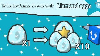 🌟💎todas las formas de conseguir diamond eggs super facil y rapido❗bee swarm simulator🥚🌟 [upl. by Switzer]