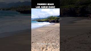 Best Beaches Oahu Hawaii  Pounders beach Laie Hawaii [upl. by Pain]