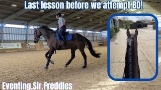 Dressage lesson Vlog  back to Writtle for some training [upl. by Norved911]