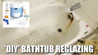 DIY BATHTUB REGLAZING for BEGINNERS and PROFESSIONALS with DWIL TUB and TILE REFINISHING KIT [upl. by Yeh881]