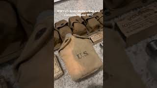 Original WW1 US Army Medic’s Model 1917 Belt and Contents trending ww1 militaria army usa [upl. by Warchaw]