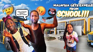 MALAYSIA GETS EXPELLED FROM SCHOOL PRANK ON OUR DAD 👨🏽 HE WAS SO MAD😡 mustwatch [upl. by Ardnasirhc]