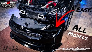 How To Remove Kia Stinger Front Bumper [upl. by Aubree]