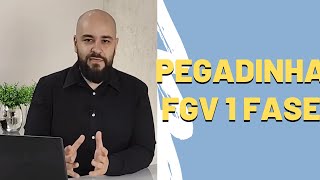 As pegadinhas da FGV na 1ª fase da OAB [upl. by Aicena]