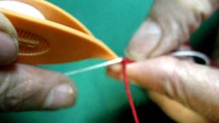 Tatting How to make a Chain and a Ring [upl. by Heymann]