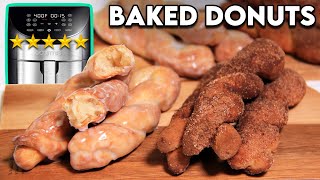 UNBELIEVABLE AIR FRYER DONUTS  2 Ways and oven instructions [upl. by Morena730]