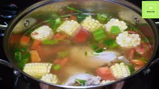 Caldo de Pollo con Verduras Nutritivo y Sabroso [upl. by Daly81]