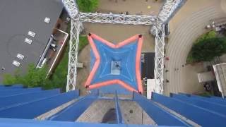 Sky Tower SCAD Freefall  Tivoli Friheden Aarhus 2016 Offride 1 [upl. by Vedetta]