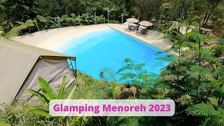 Glamping Menoreh bersama VMA travel hiking camping [upl. by Kirst]