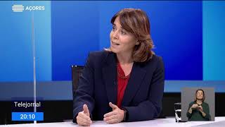 Catarina Martins na RTP Açores [upl. by Cinelli]