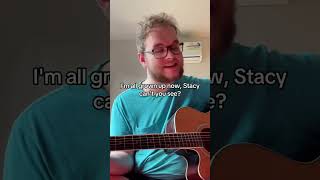 stacys dad has got me going Mad  indiefolk cover lgbt acoustic music [upl. by Airtemad500]