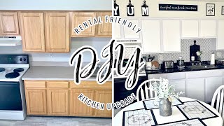 Kitchen Makeover  Rental Friendly  Small Countertop Organising Ideas  NitzLifeStyle [upl. by Icat685]