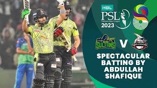 Spectacular Batting By Abdullah Shafique  Multan vs Lahore  Match 34 Final  HBL PSL 8  MI2T [upl. by Coussoule]